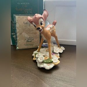 Bambi Figurine - "Purty Flower"